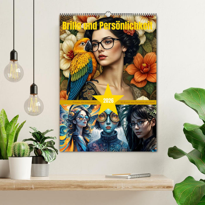 Brille und Persönlichkeit (CALVENDO Wandkalender 2026)