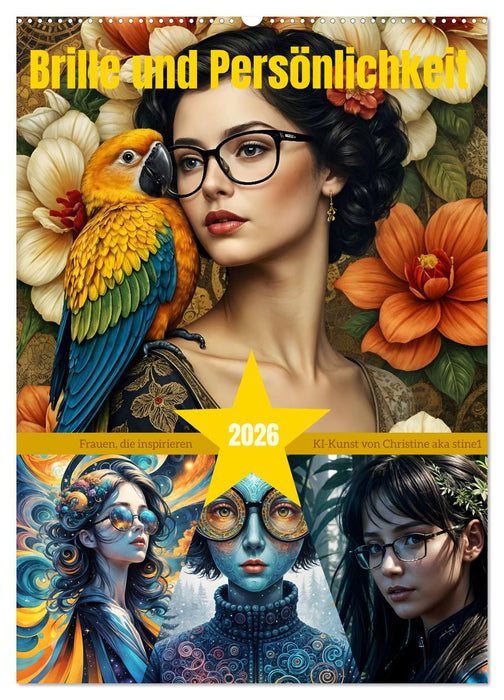 Brille und Persönlichkeit (CALVENDO Wandkalender 2026)