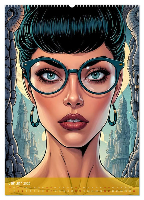 Brille und Persönlichkeit (CALVENDO Wandkalender 2026)