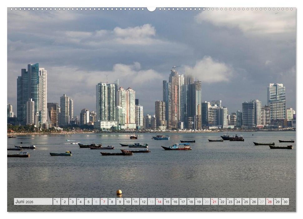 Skylines weltweit (CALVENDO Premium Wandkalender 2026)