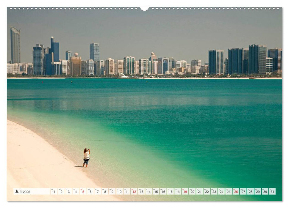 Skylines weltweit (CALVENDO Premium Wandkalender 2026)