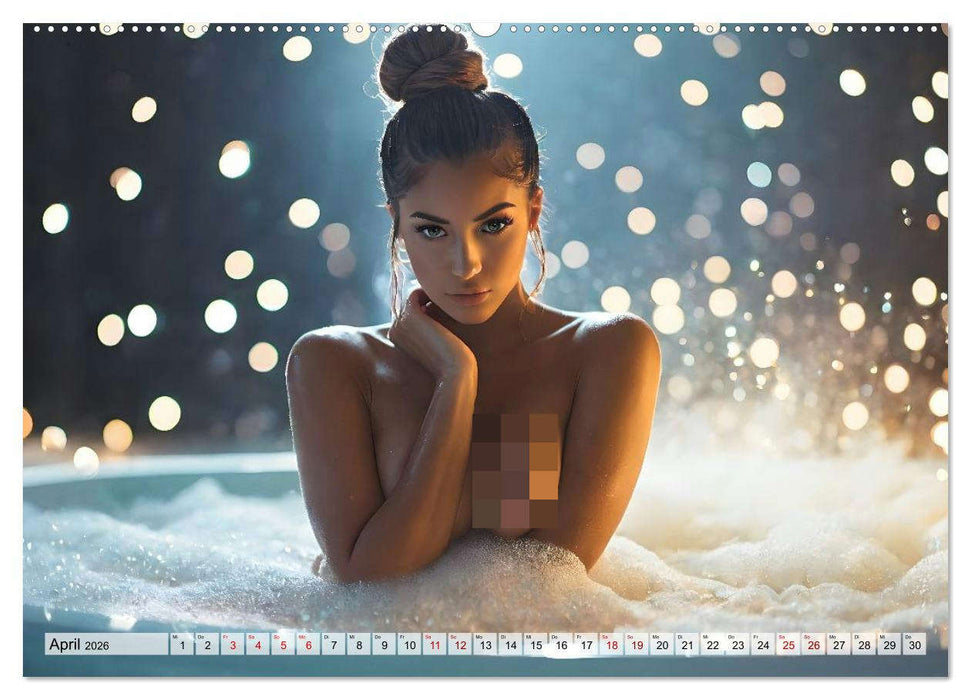 Heiße Girls im Badeschaum (CALVENDO Wandkalender 2026)