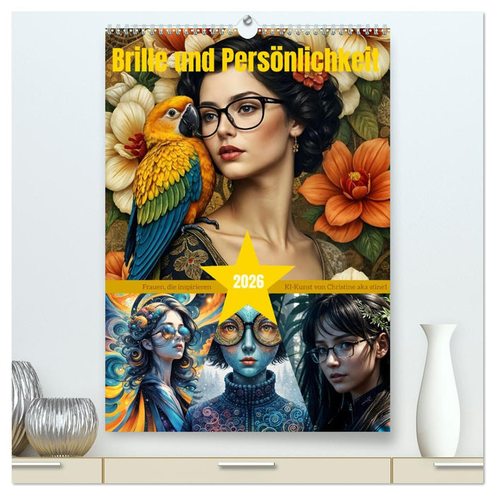 Brille und Persönlichkeit (CALVENDO Premium Wandkalender 2026)