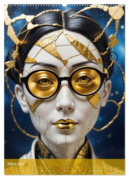 Brille und Persönlichkeit (CALVENDO Premium Wandkalender 2026)