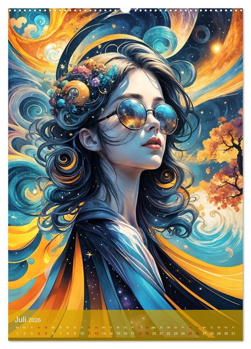 Brille und Persönlichkeit (CALVENDO Premium Wandkalender 2026)