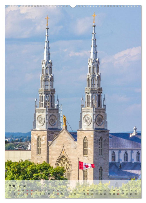 Ottawa - Eine Stadt mit Geschichte (CALVENDO Wandkalender 2026)