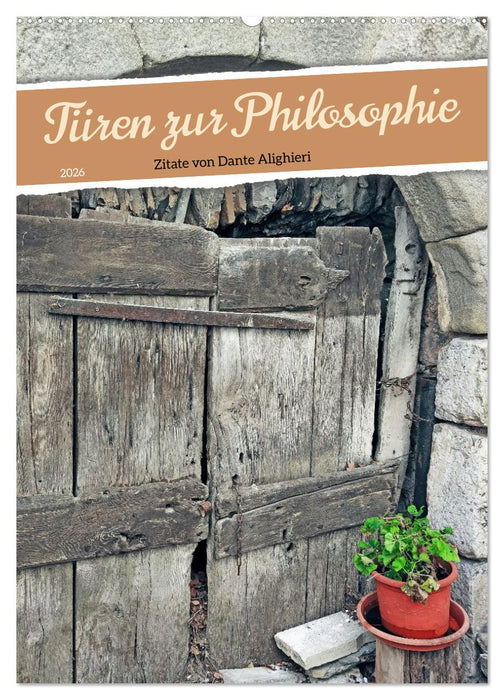 Türen zur Philosophie (CALVENDO Wandkalender 2026)