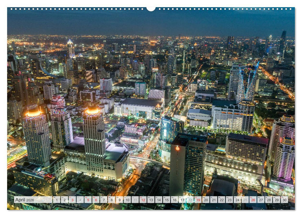 Skylines weltweit (CALVENDO Wandkalender 2026)
