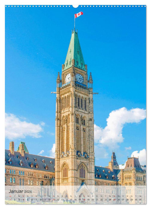 Ottawa - Eine Stadt mit Geschichte (CALVENDO Premium Wandkalender 2026)