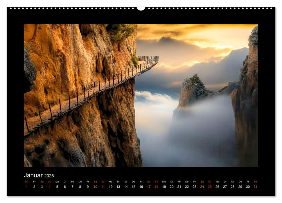Abenteuerliche Wege (CALVENDO Wandkalender 2026)