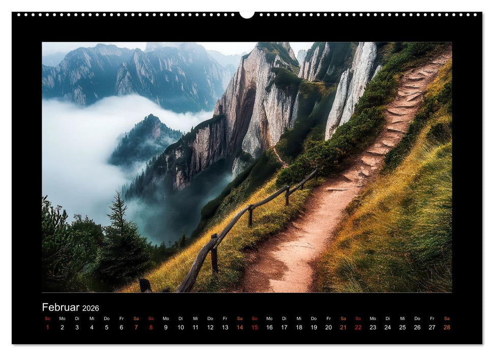 Abenteuerliche Wege (CALVENDO Wandkalender 2026)