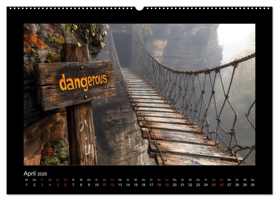 Abenteuerliche Wege (CALVENDO Wandkalender 2026)