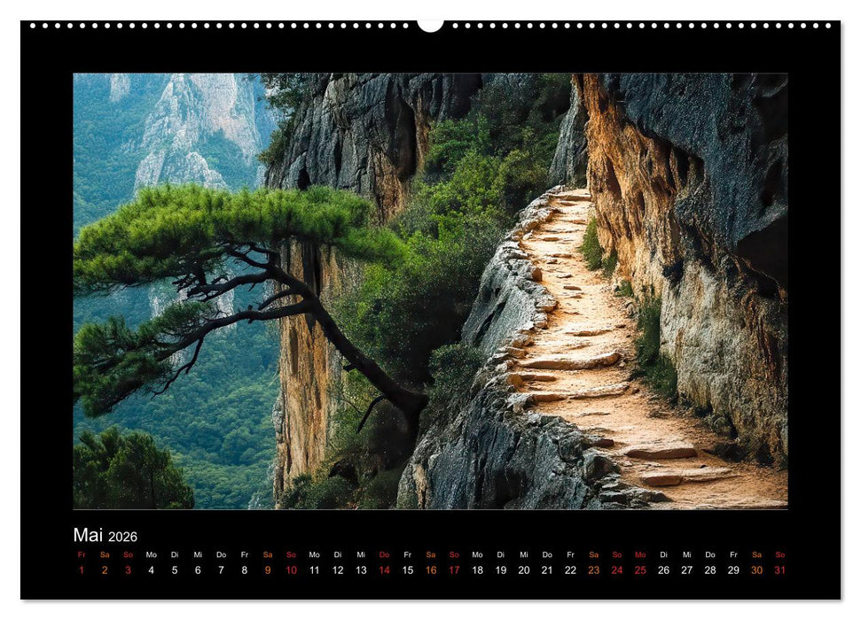 Abenteuerliche Wege (CALVENDO Wandkalender 2026)