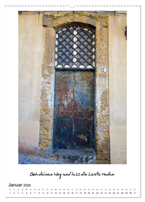 Türen zur Philosophie (CALVENDO Premium Wandkalender 2026)