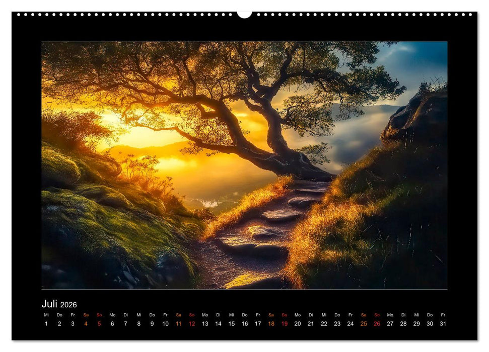 Abenteuerliche Wege (CALVENDO Premium Wandkalender 2026)
