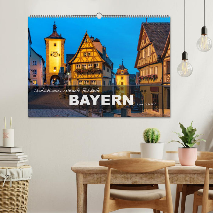Deutschlands schönste Altstädte - Bayern (CALVENDO Wandkalender 2026)