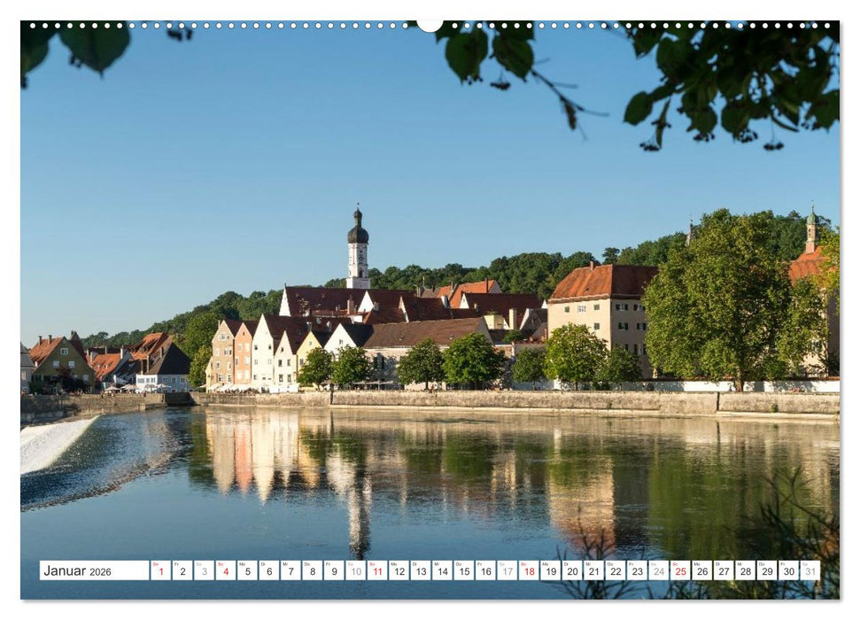 Deutschlands schönste Altstädte - Bayern (CALVENDO Wandkalender 2026)