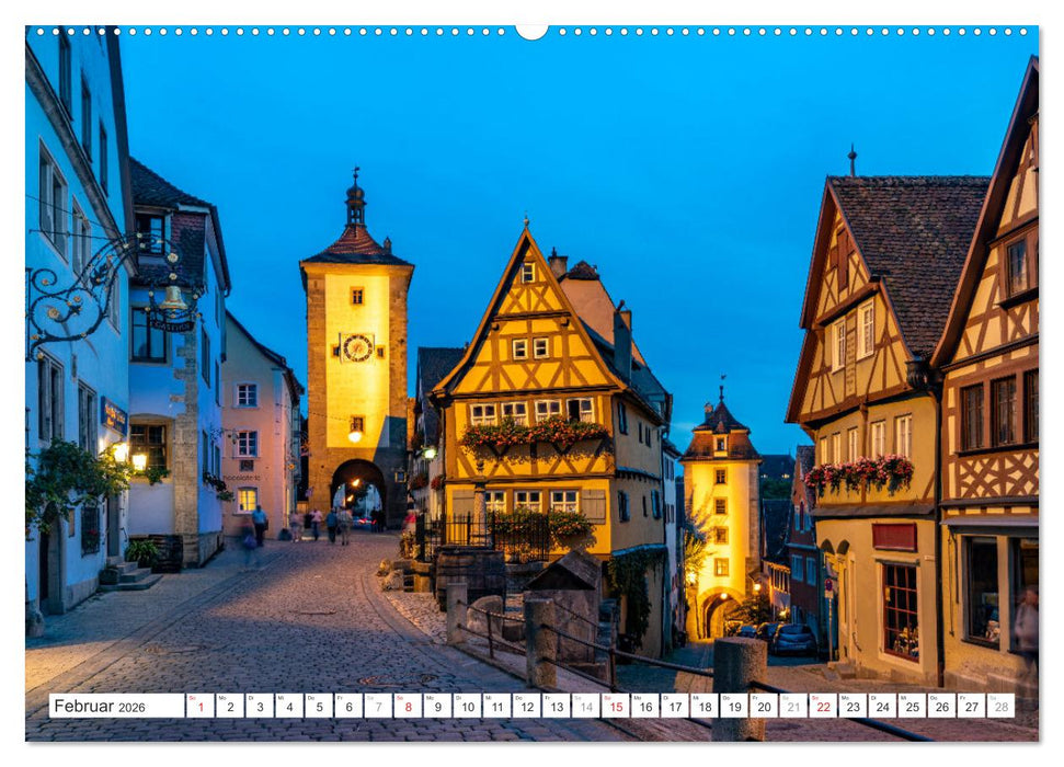 Deutschlands schönste Altstädte - Bayern (CALVENDO Wandkalender 2026)