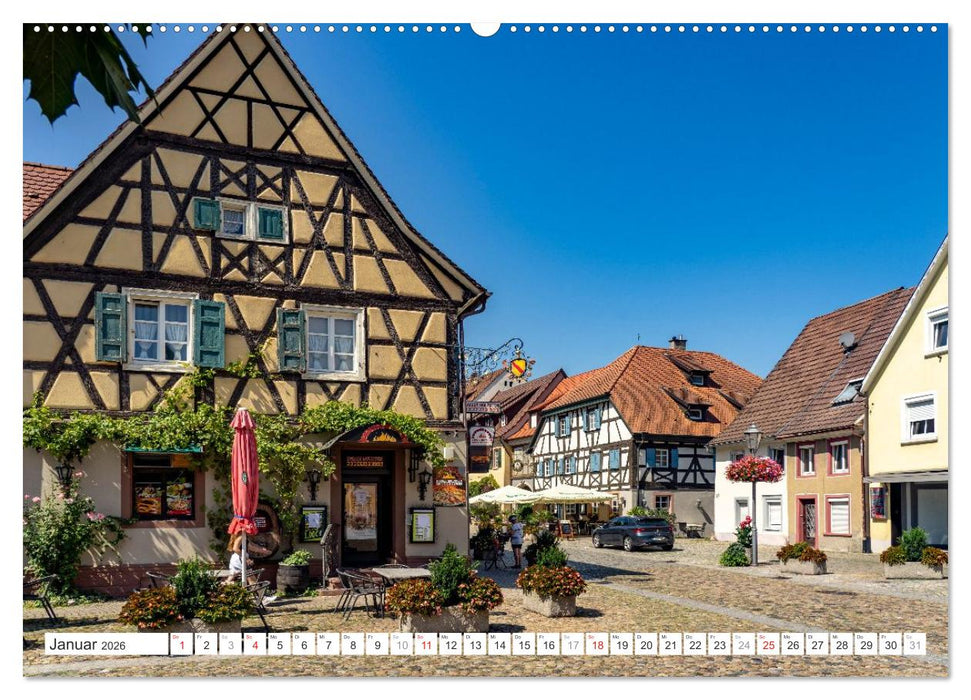 Deutschlands schönste Altstädte - Baden-Württemberg (CALVENDO Wandkalender 2026)