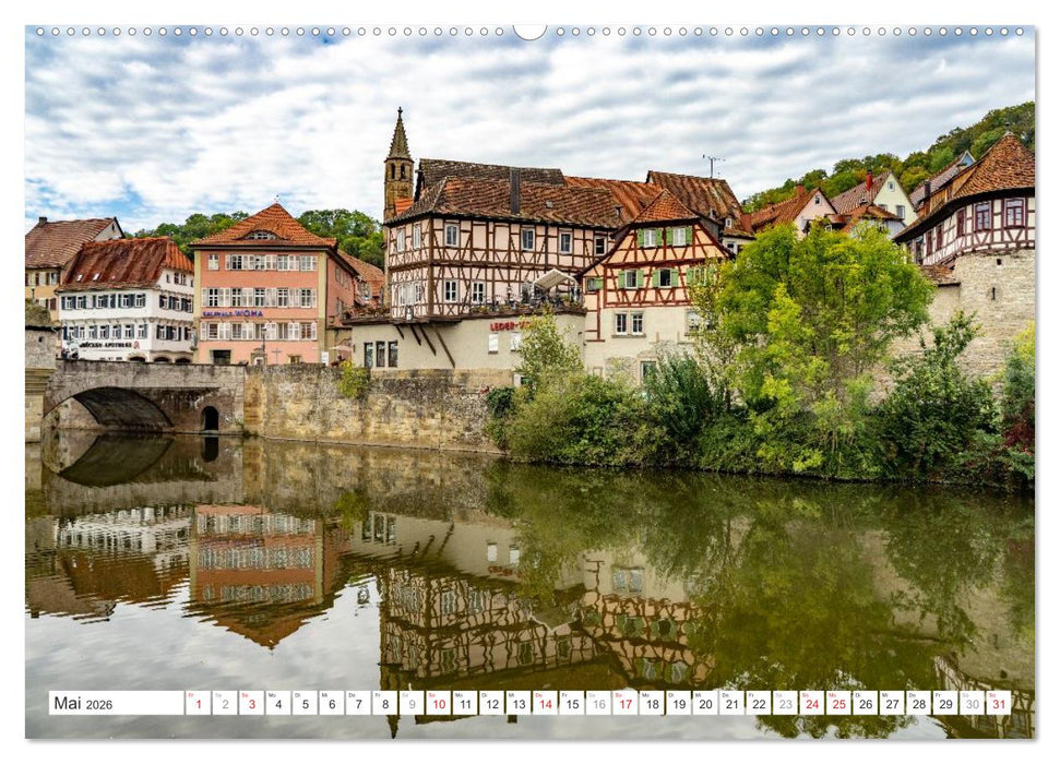 Deutschlands schönste Altstädte - Baden-Württemberg (CALVENDO Wandkalender 2026)