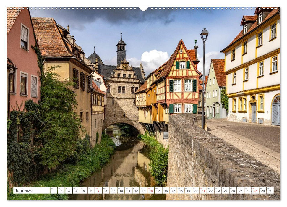 Deutschlands schönste Altstädte - Bayern (CALVENDO Premium Wandkalender 2026)
