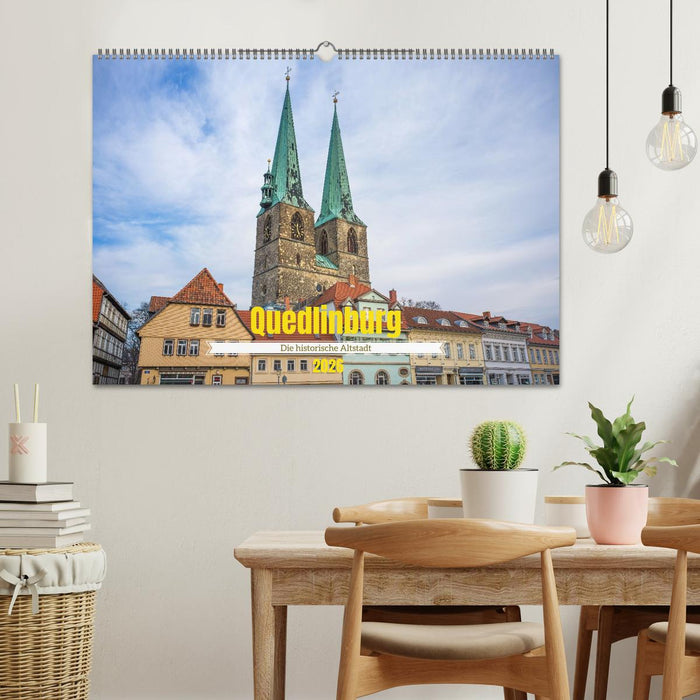 Quedlinburg - Die historische Altstadt (CALVENDO Wandkalender 2026)