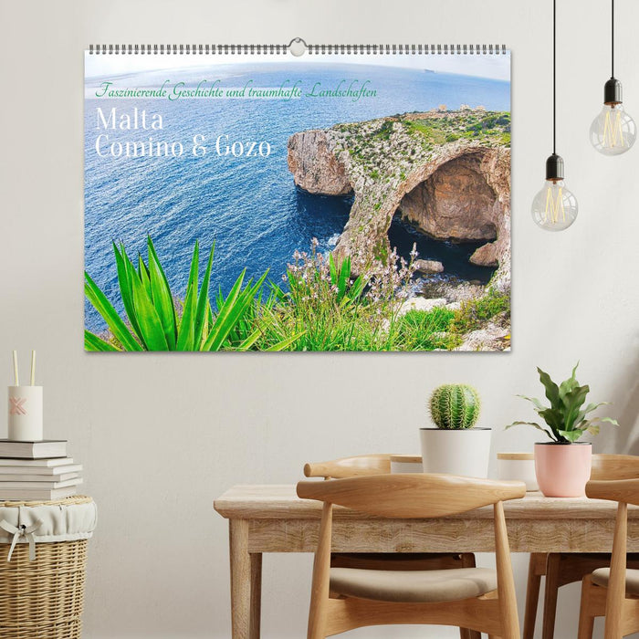Malta, Comino & Gozo (CALVENDO Wandkalender 2026)