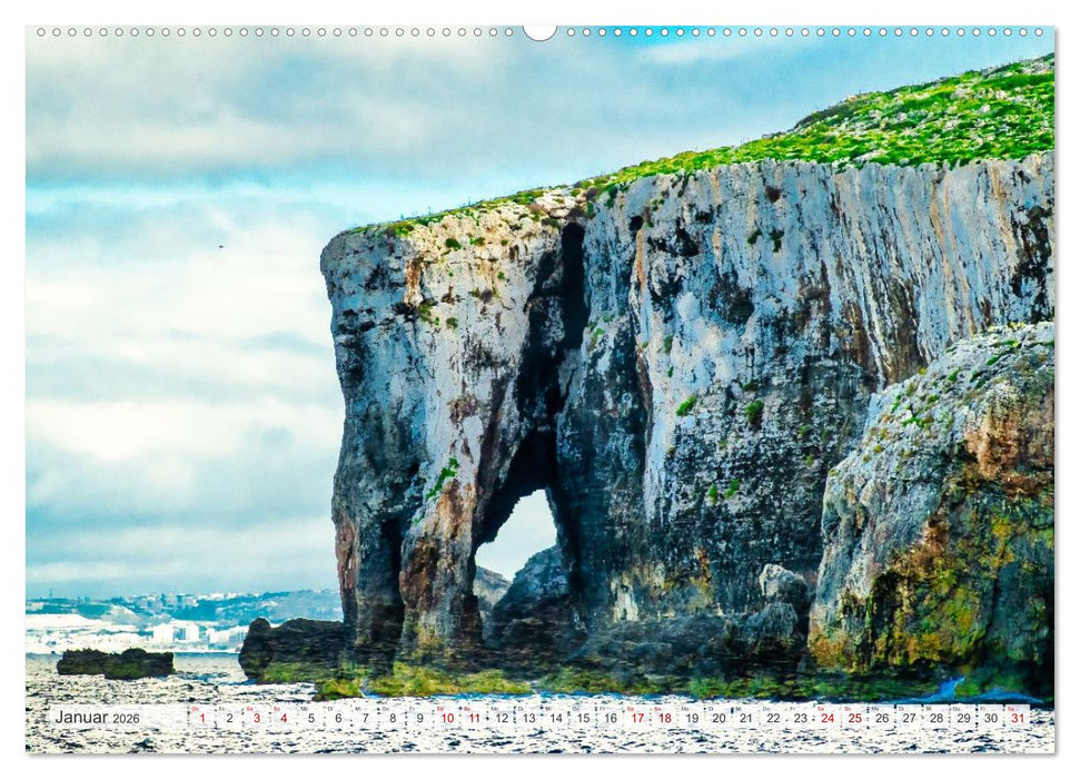Malta, Comino & Gozo (CALVENDO Wandkalender 2026)