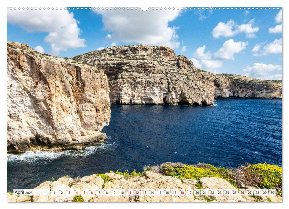 Malta, Comino & Gozo (CALVENDO Wandkalender 2026)