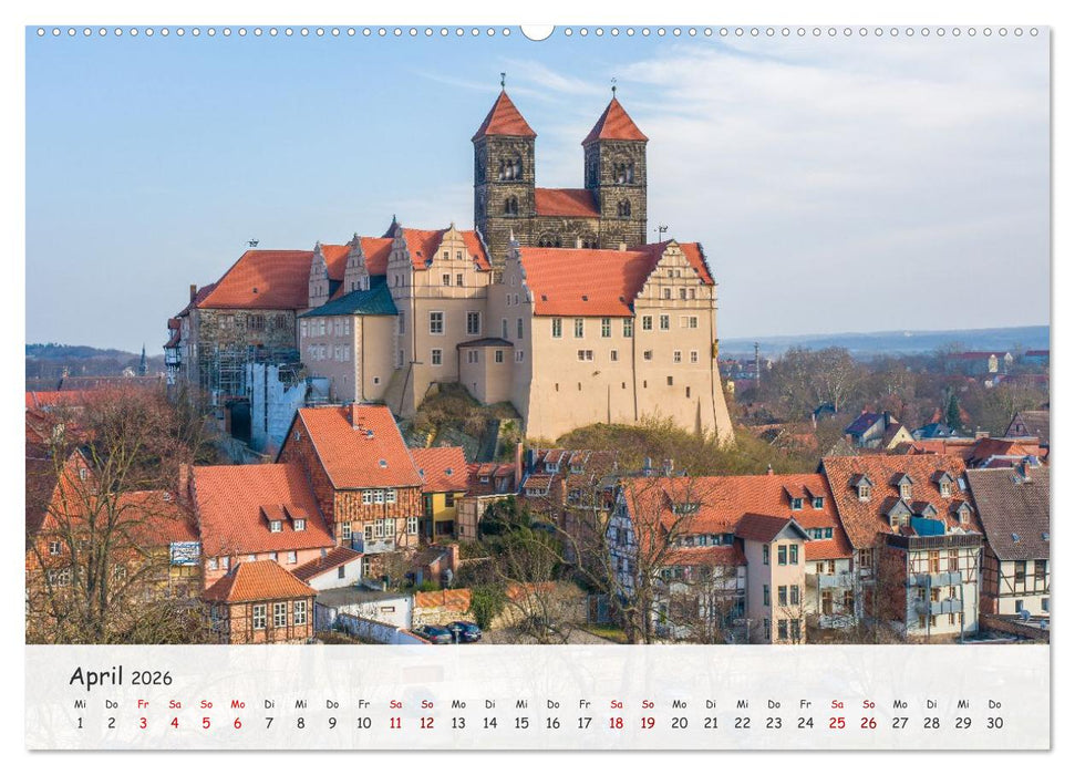 Quedlinburg - Die historische Altstadt (CALVENDO Premium Wandkalender 2026)