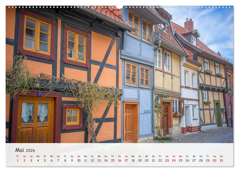 Quedlinburg - Die historische Altstadt (CALVENDO Premium Wandkalender 2026)