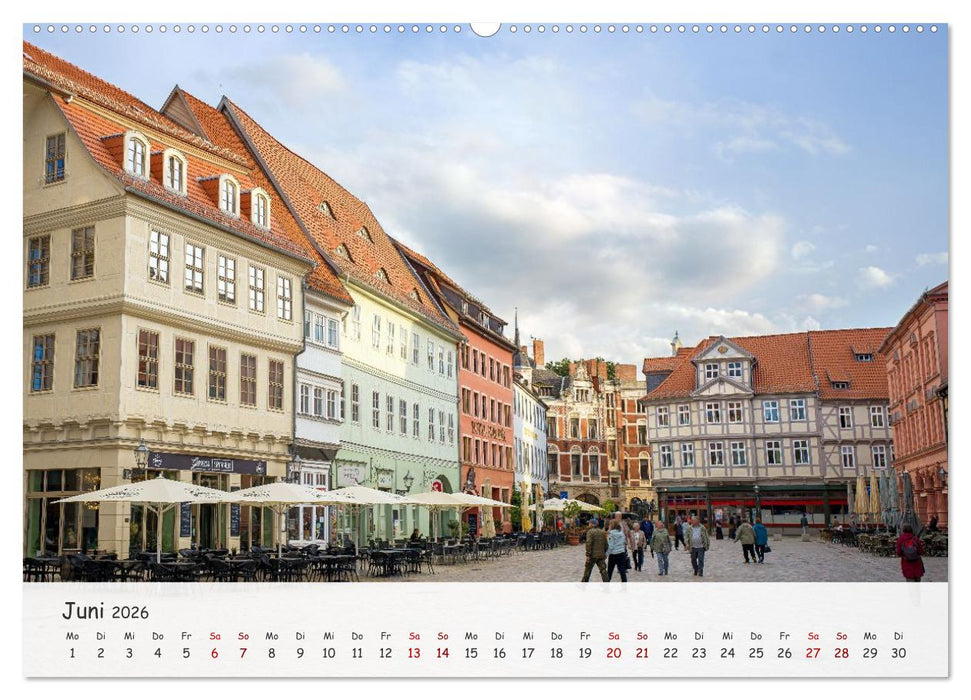 Quedlinburg - Die historische Altstadt (CALVENDO Premium Wandkalender 2026)