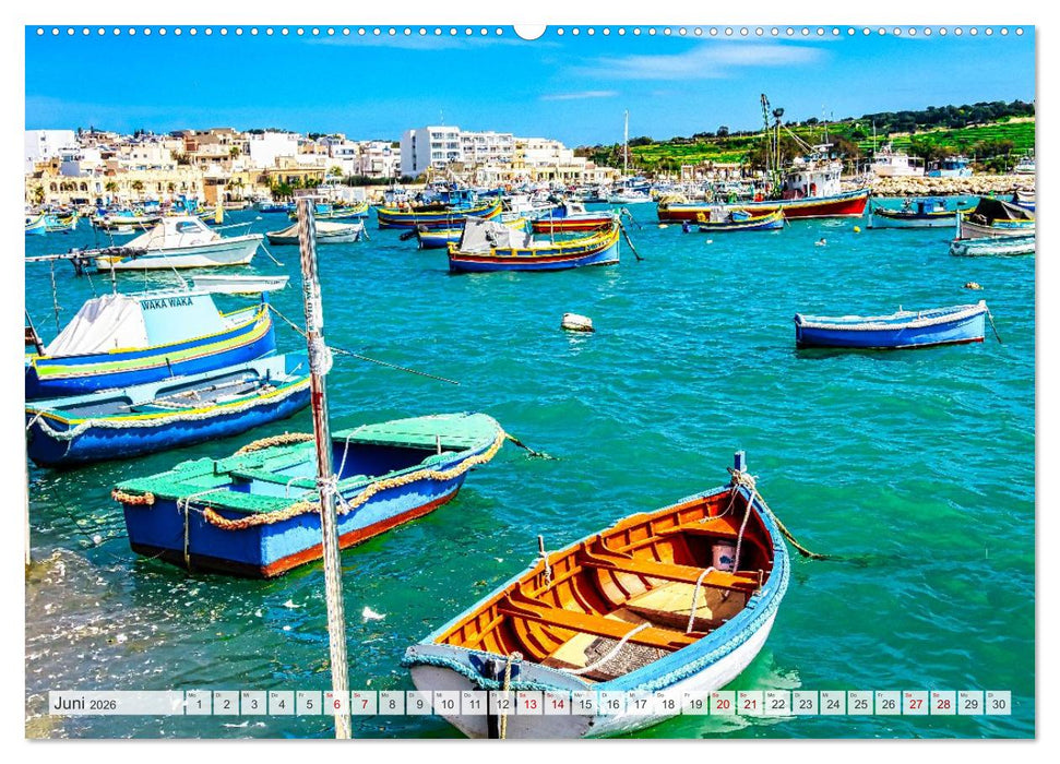 Malta, Comino & Gozo (CALVENDO Premium Wandkalender 2026)
