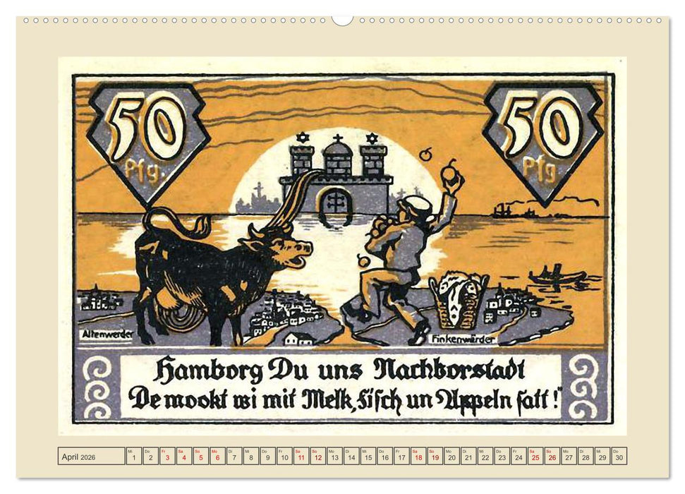 Gruß aus Finkenwerder (CALVENDO Premium Wandkalender 2026)