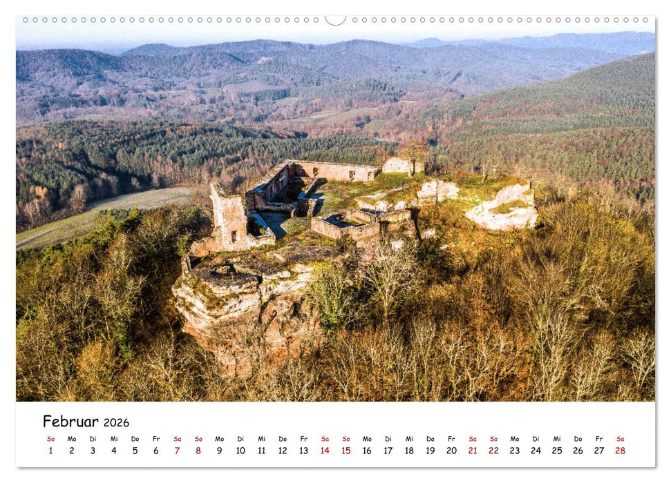 Pfälzer Burgen (CALVENDO Premium Wandkalender 2026)