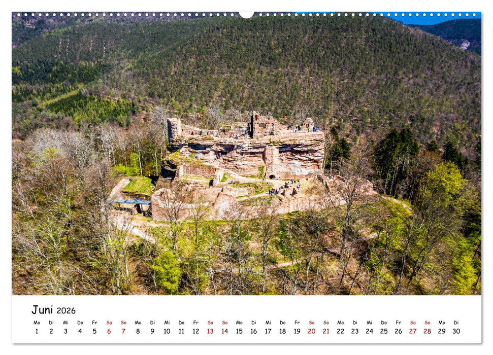 Pfälzer Burgen (CALVENDO Premium Wandkalender 2026)