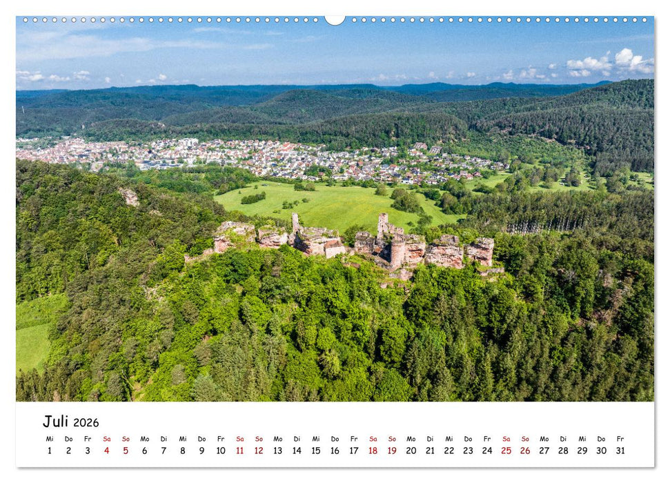Pfälzer Burgen (CALVENDO Premium Wandkalender 2026)