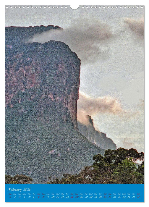 Angel Falls The tallest waterfall in the world (CALVENDO Monthly Calendar 2026)