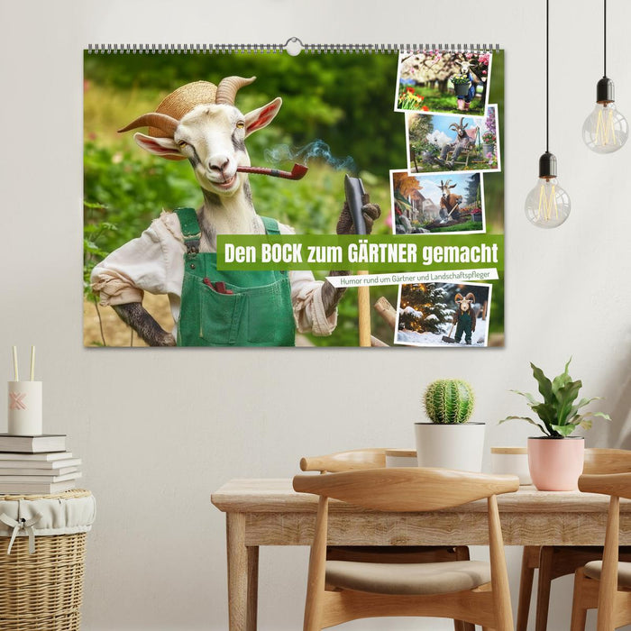 Den Bock zum Gärtner gemacht (CALVENDO Wandkalender 2026)