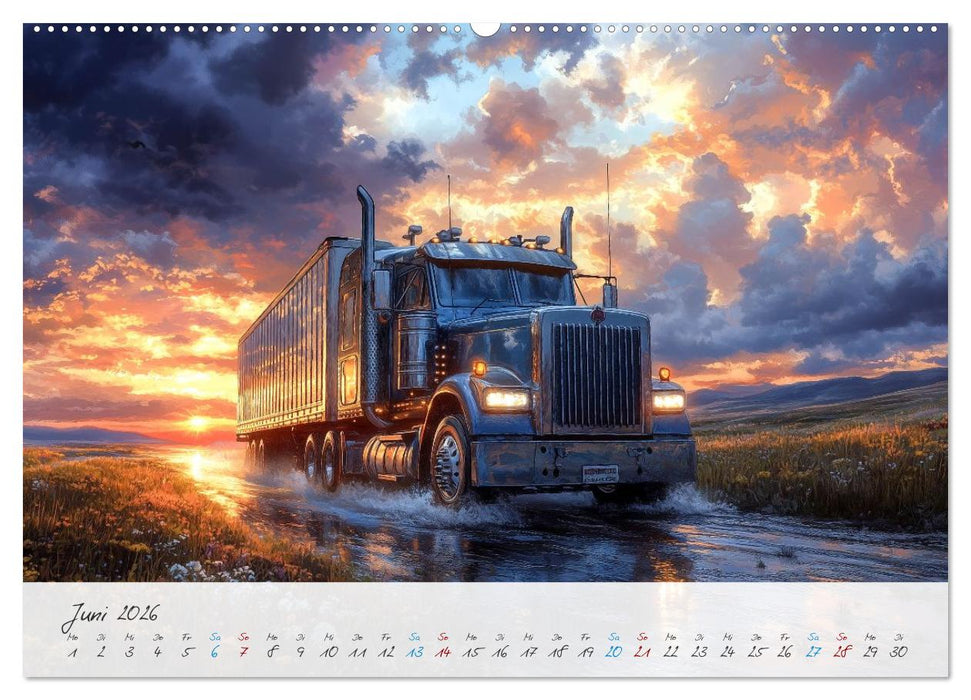 Giganten der Straße (CALVENDO Wandkalender 2026)