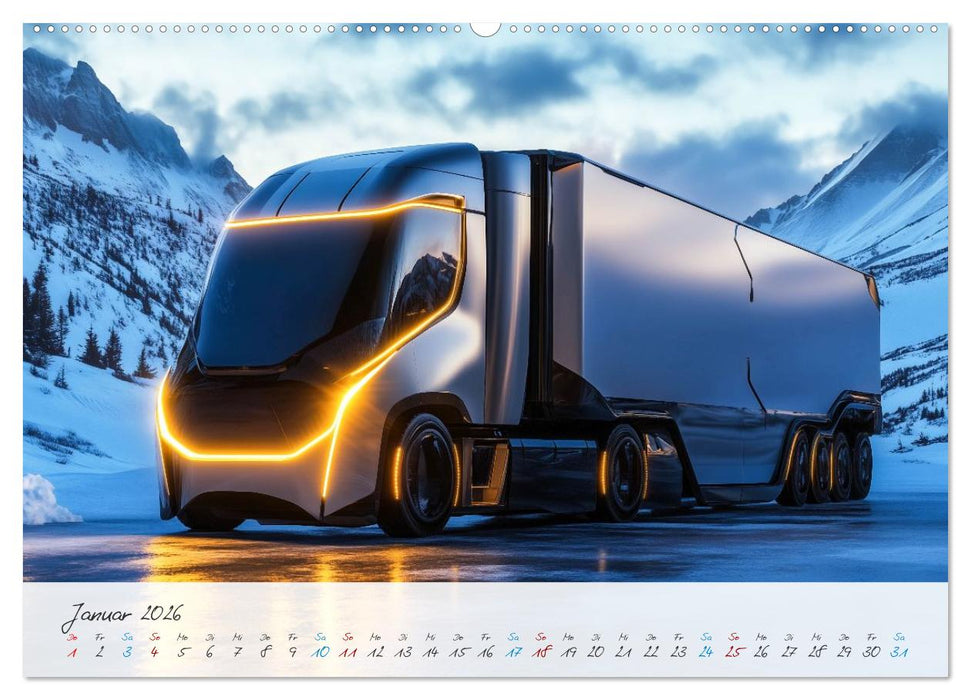 Giganten der Straße (CALVENDO Premium Wandkalender 2026)