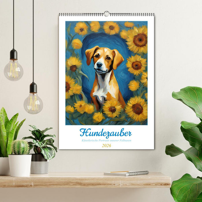 Hundezauber (CALVENDO Wandkalender 2026)