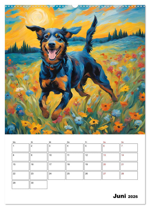 Hundezauber (CALVENDO Wandkalender 2026)