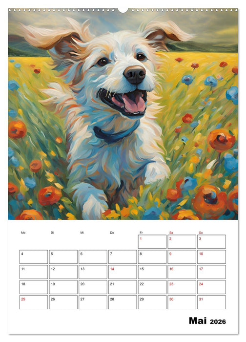 Hundezauber (CALVENDO Premium Wandkalender 2026)
