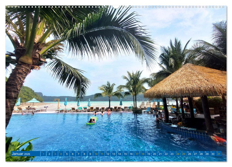 Phi Phi Island – Thailands traumhaftes Paradies (CALVENDO Premium Wandkalender 2026)