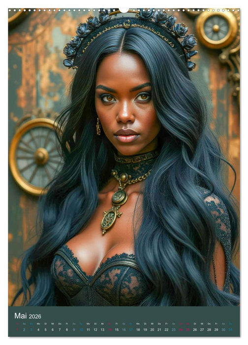 Steampunk Noir (CALVENDO Wandkalender 2026)