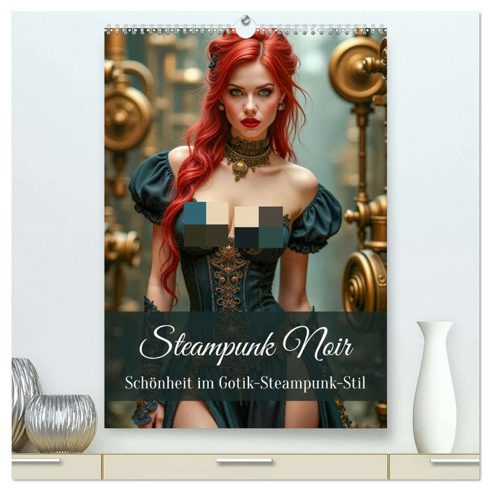 Steampunk Noir (CALVENDO Premium Wandkalender 2026)