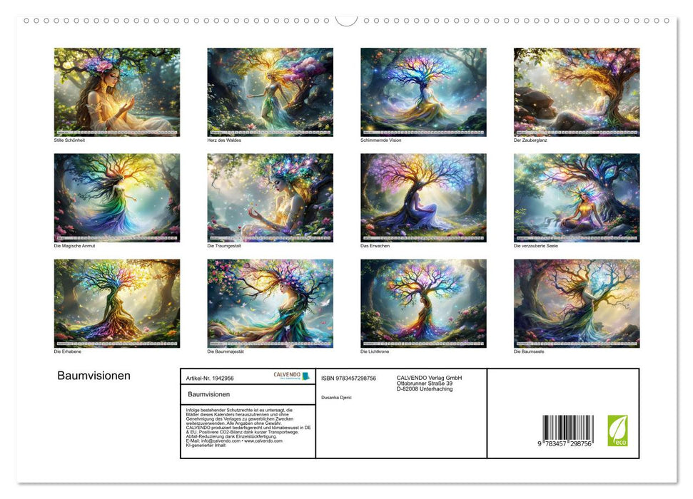 Baumvisionen (CALVENDO Premium Wandkalender 2026)