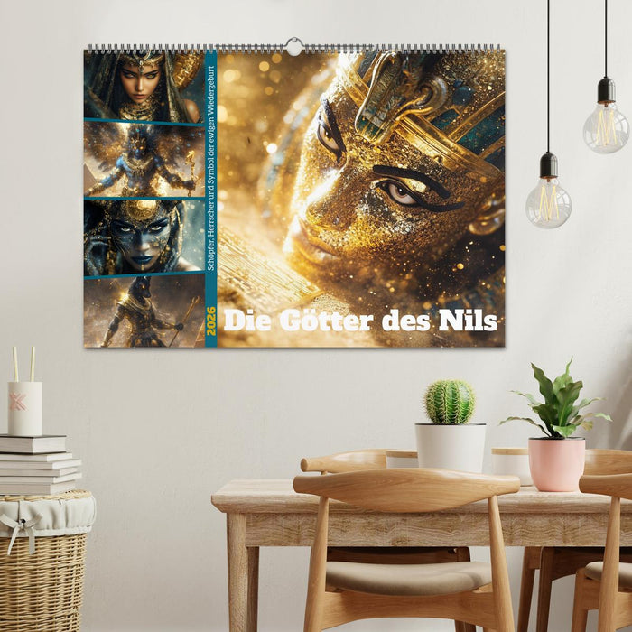 Die Götter des Nils (CALVENDO Wandkalender 2026)