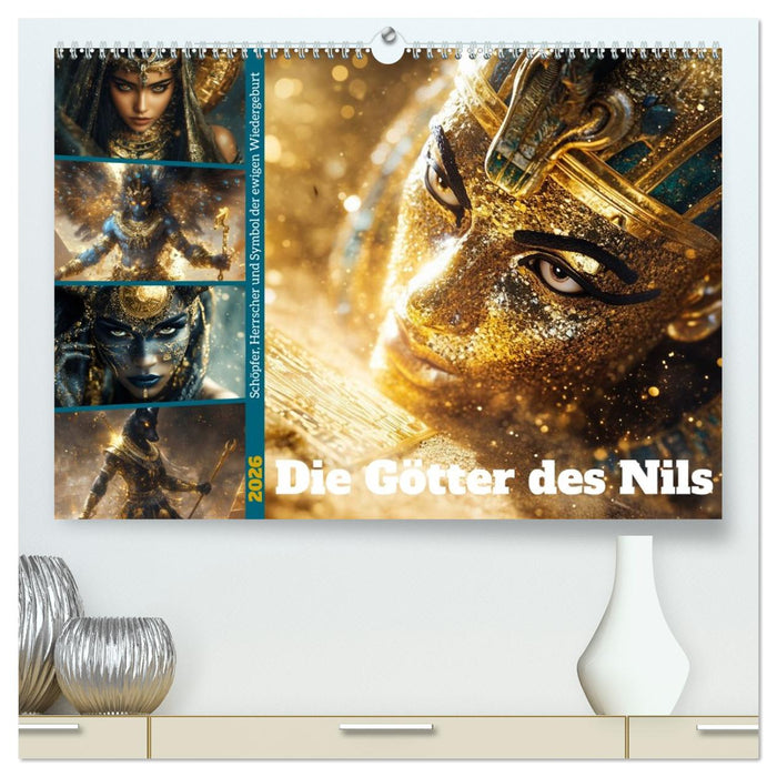 Die Götter des Nils (CALVENDO Premium Wandkalender 2026)